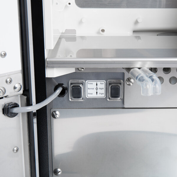 a close up of a plastic container