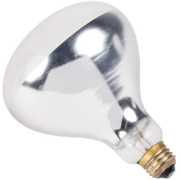 Lavex Janitorial 250 Watt Coated Infrared Heat Lamp Bulb