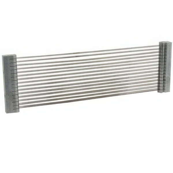 A stainless steel Nemco 3/16" grid blade assembly.