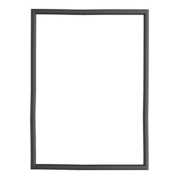 A rectangular black vinyl door gasket for Avantco UBB-2G, UBB-3G, and UBB-4G units.