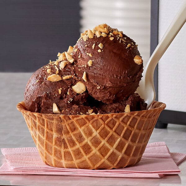 Big Kit Ice Cream Different Types In Cone Waffle Cup, Ice, Cream