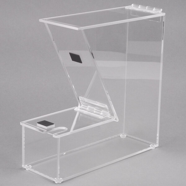 a clear plastic box with a lid