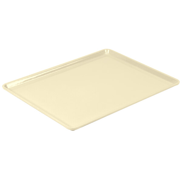 A white rectangular Cambro dietary tray.