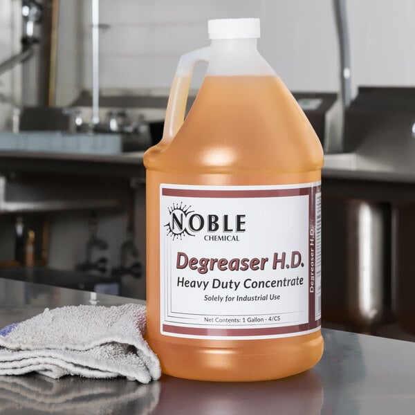 Noble 1 Gallon / 128 oz. Concentrated Heavy Duty Degreaser - 4/Case