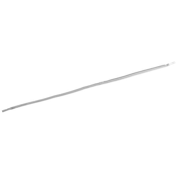 A long silver metal wire with a white tip.