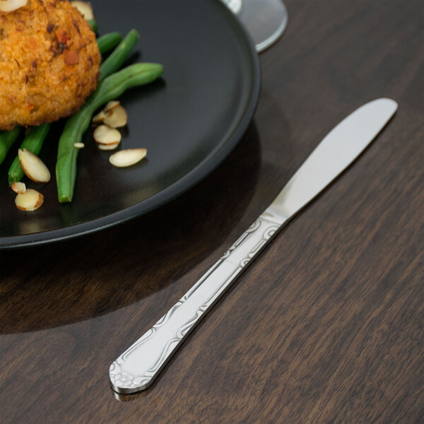 Melinda Flatware Stainless Steel Dinner Knife 12/Case