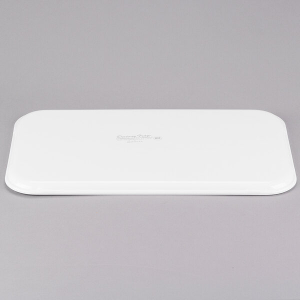 a white rectangular object with text