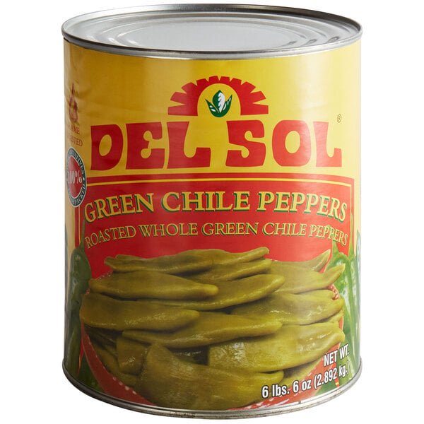 Whole Green Chiles Del Sol Canned Whole Green Chiles 10 Can   1907051 