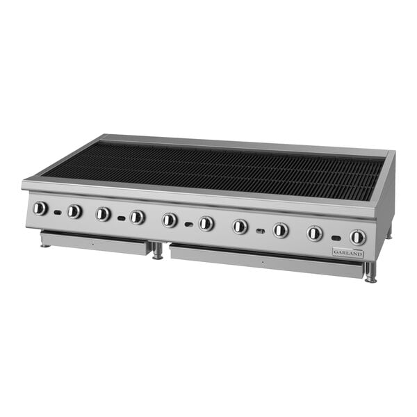 Garland GTBG60-NR60 Natural Gas 60" Radiant Charbroiler with Fixed Grates - 180,000 BTU