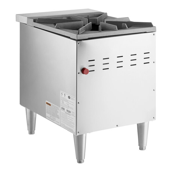 Globe GSP18G 18" Single Burner Stock Pot Range - 100,000 BTU