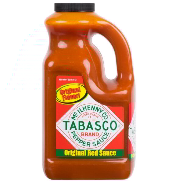 a bottle of hot sauce