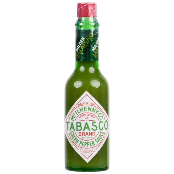 Tabasco 2 Oz Green Pepper Hot Sauce 12 Case