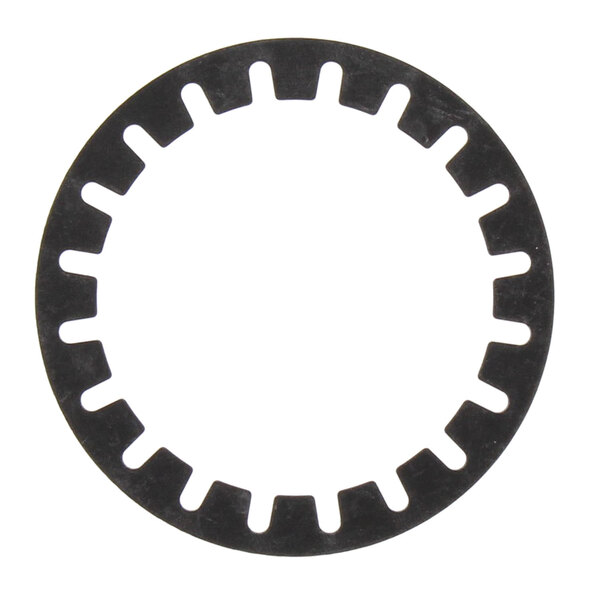 a black circular object with holes