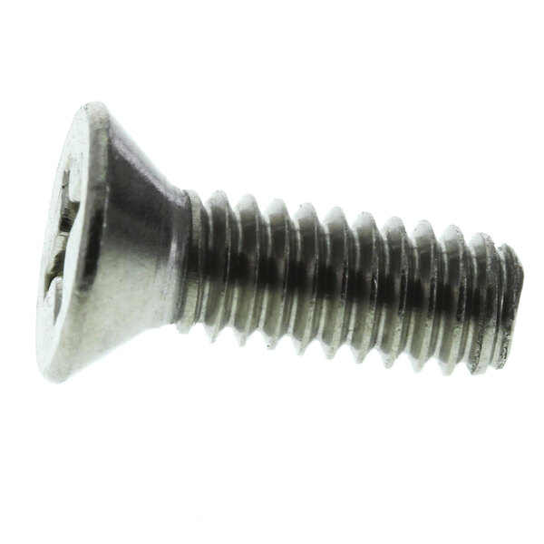 A close-up of a Scotsman screw.