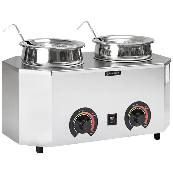 Paragon 2029A Pro-Deluxe Dual Warmer with Ladles