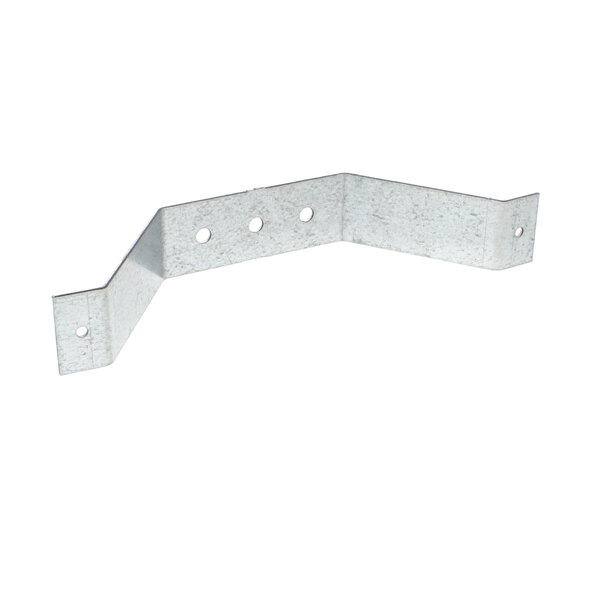 A metal bracket with holes on the side.