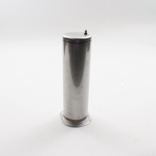 a silver cylinder with a screw on top