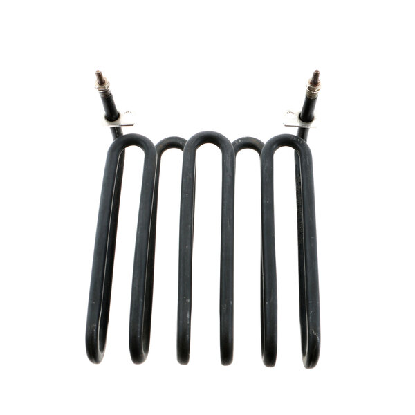 A black rectangular heating element with four black coils.