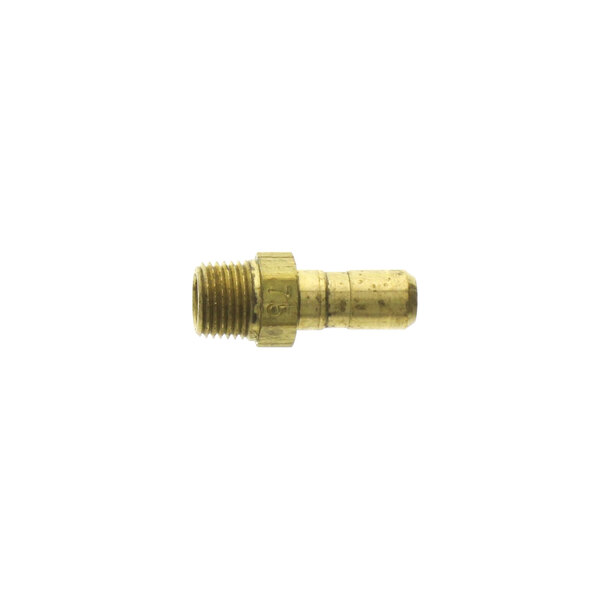 A gold metal Nieco orifice with threads.