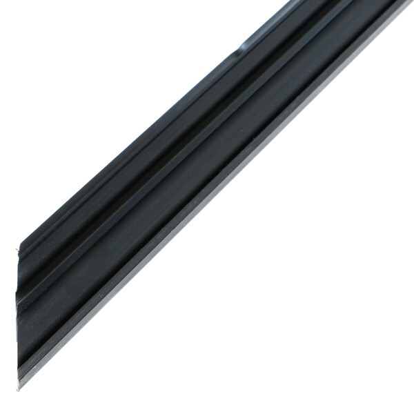 close-up of a black metal bar
