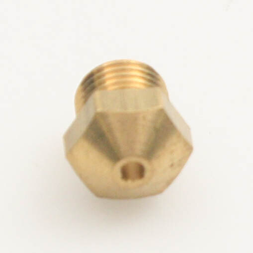 A close-up of a brass Nieco 2067 Orifice.