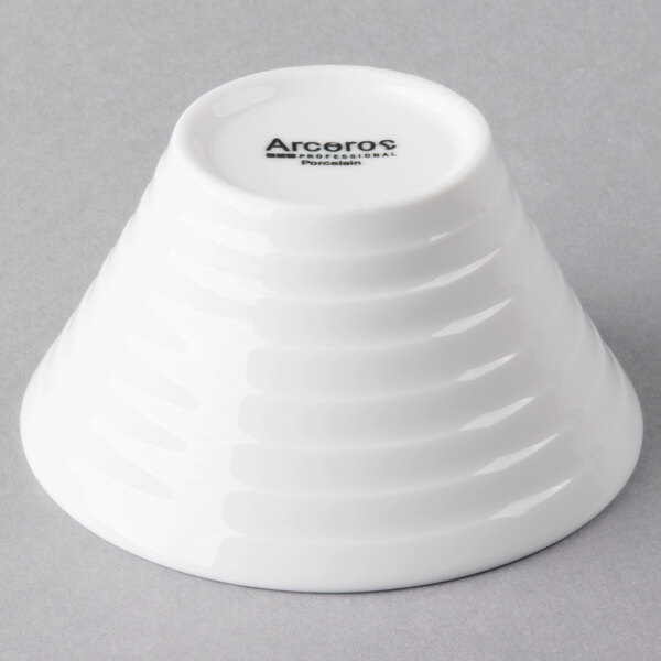 a close up of a white vase