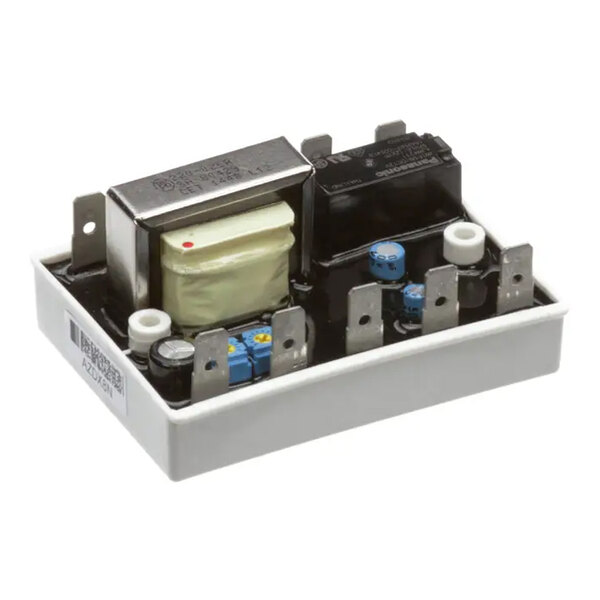 A rectangular electronic temperature control module with various components and terminals, designed for 120V operation.