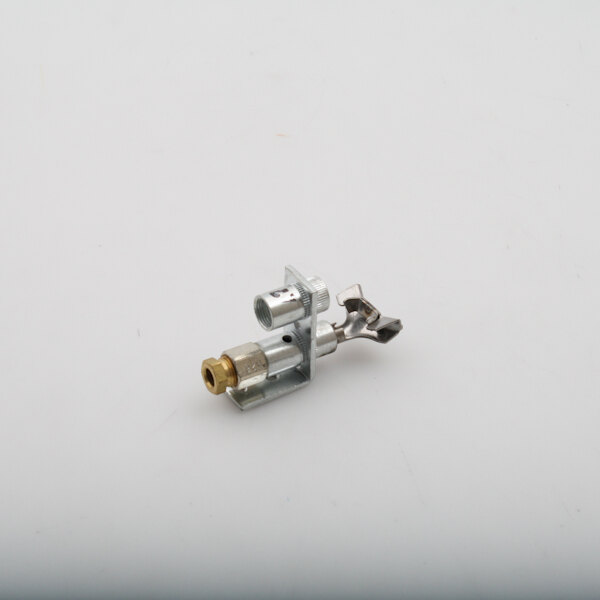 A Legion pilot burner with a metal screw on it.