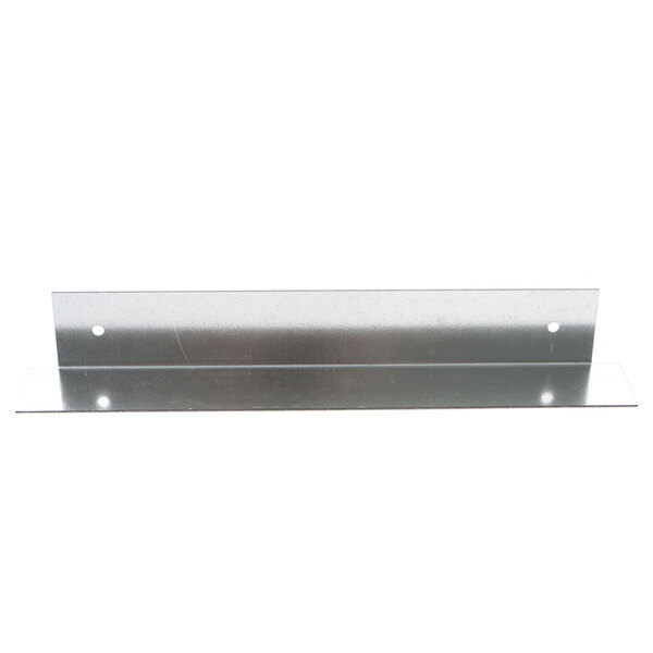 A metal plate with holes for a Norlake conduit enclosure clamp.
