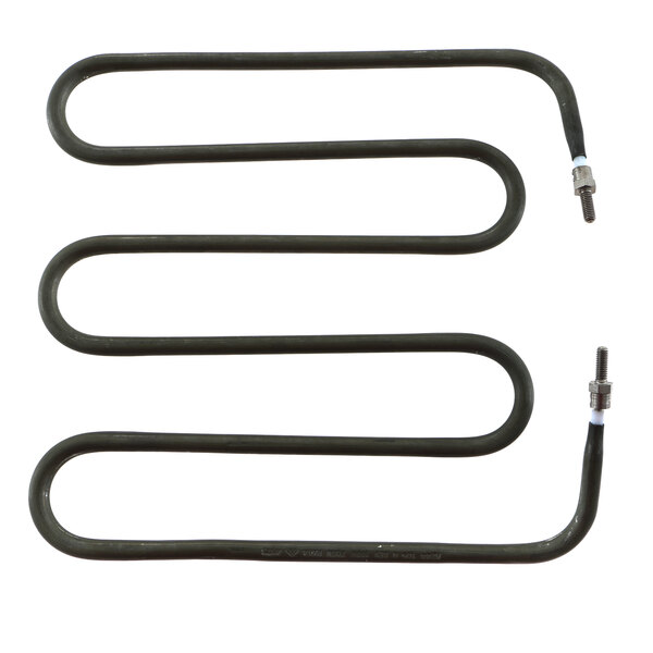 A black metal spiral heating element for a Kelvinator sandwich and panini grill.