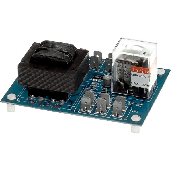 A close-up of a Kold-Draft liquid level control circuit board.