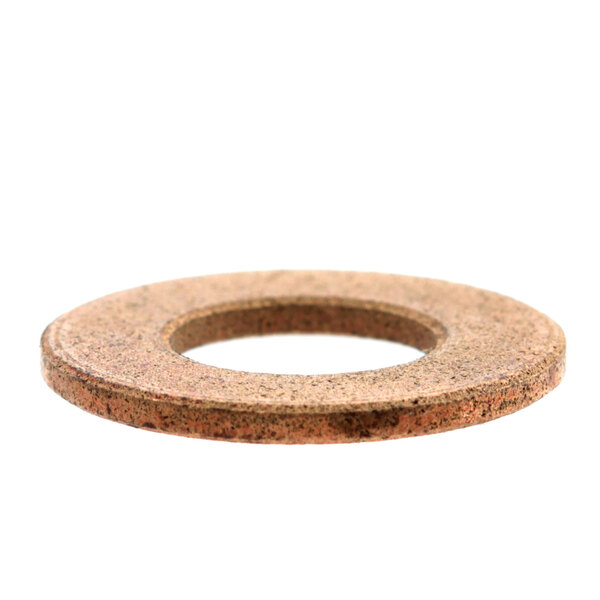 A close-up of a brown Champion bushing with a circular metal ring.