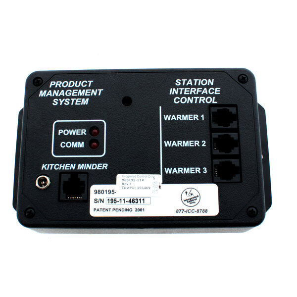 A black Duke Timer Assy with buttons and ports.