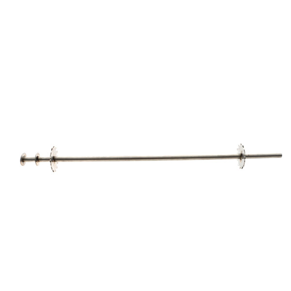 A metal rod with a hook on the end used for Nieco broilers.