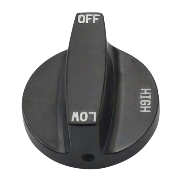 A black Southbend control knob with white text reading "710"