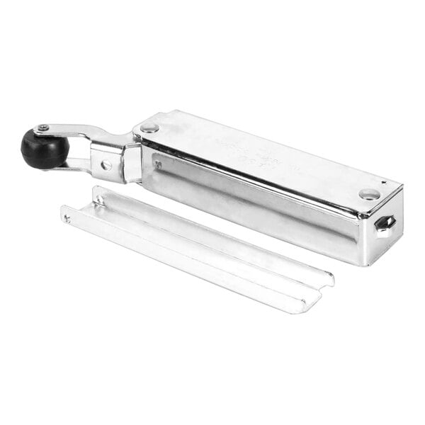 The silver Kason door closer body.