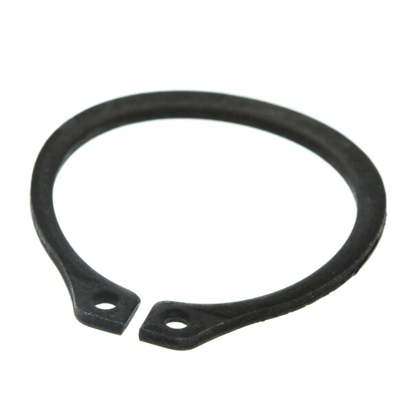 A black circular Univex rubber ring with two holes.