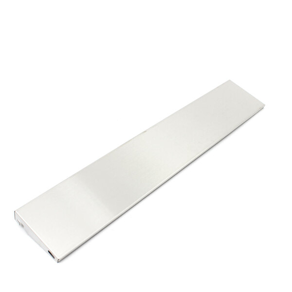 a long rectangular object with a white background