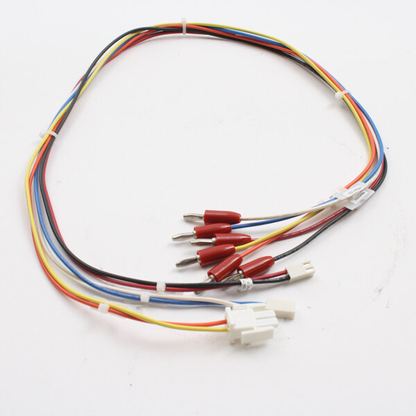 a close-up of several wires