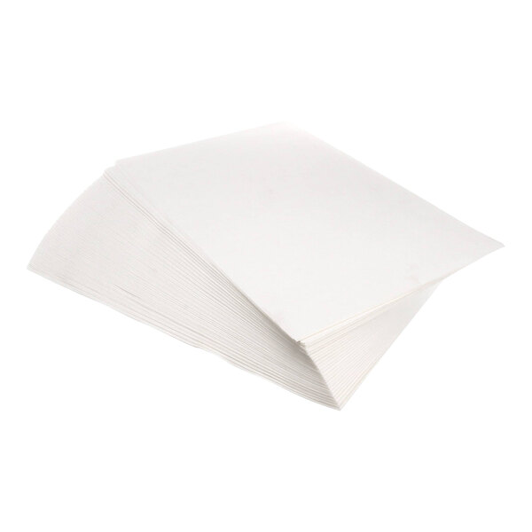 A stack of Southbend fryer oil filter paper.
