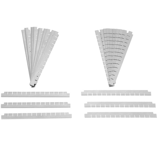 A set of Nemco 1/4" square cut replacement blades.