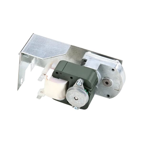 A SaniServ motor bracket kit with a black and grey metal frame.