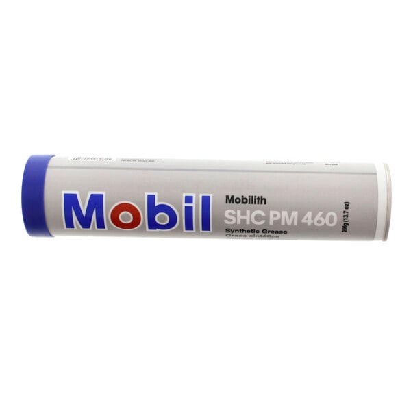 A white container of Scotsman grease with blue letters.