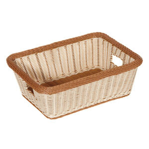 a basket with handles