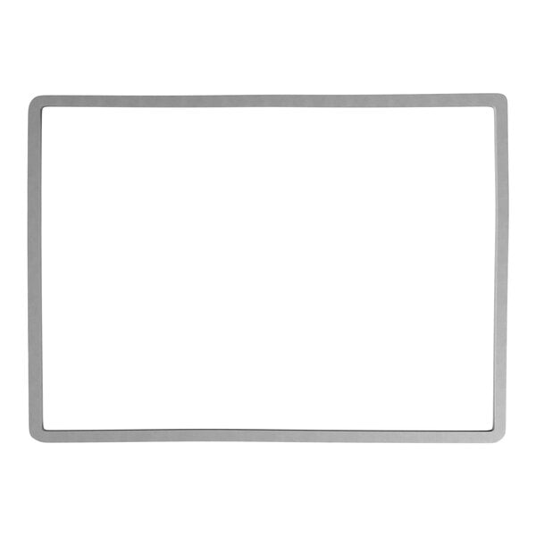 A rectangular rubber lid gasket for an 8-head Henny Penny fryer.