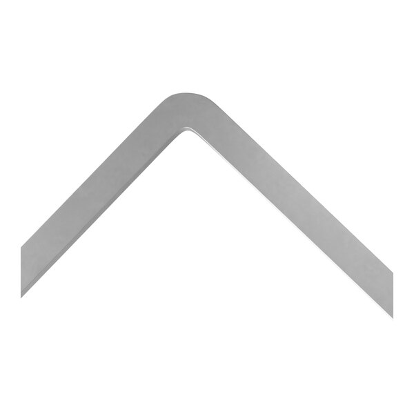 A gray, V-shaped lid gasket designed for an 8-head Henny Penny fryer.