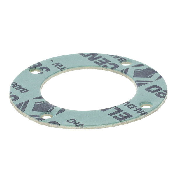 A close-up of a Rational gasket with a hole in it.