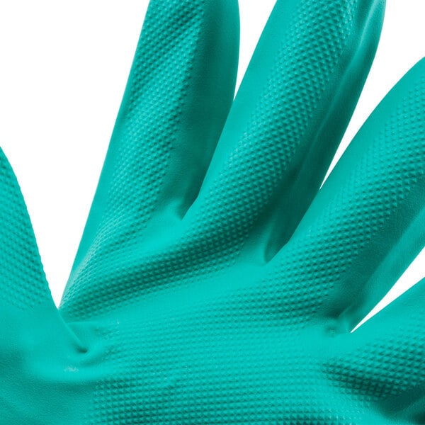 Proguard Nitrile Gloves Flock Lined 15mil 12"l Large 12/dz Green 8217l for sale online
