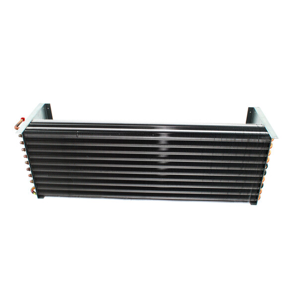 A black metal Kelvinator condenser coil.