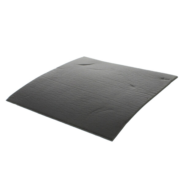 A black square Scotsman sensor cover with a hole in the middle on a white background.